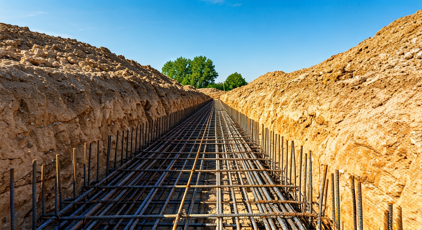 Jak prawidłowo zbroić ławę fundamentową 40x60? Poradnik praktyka 2